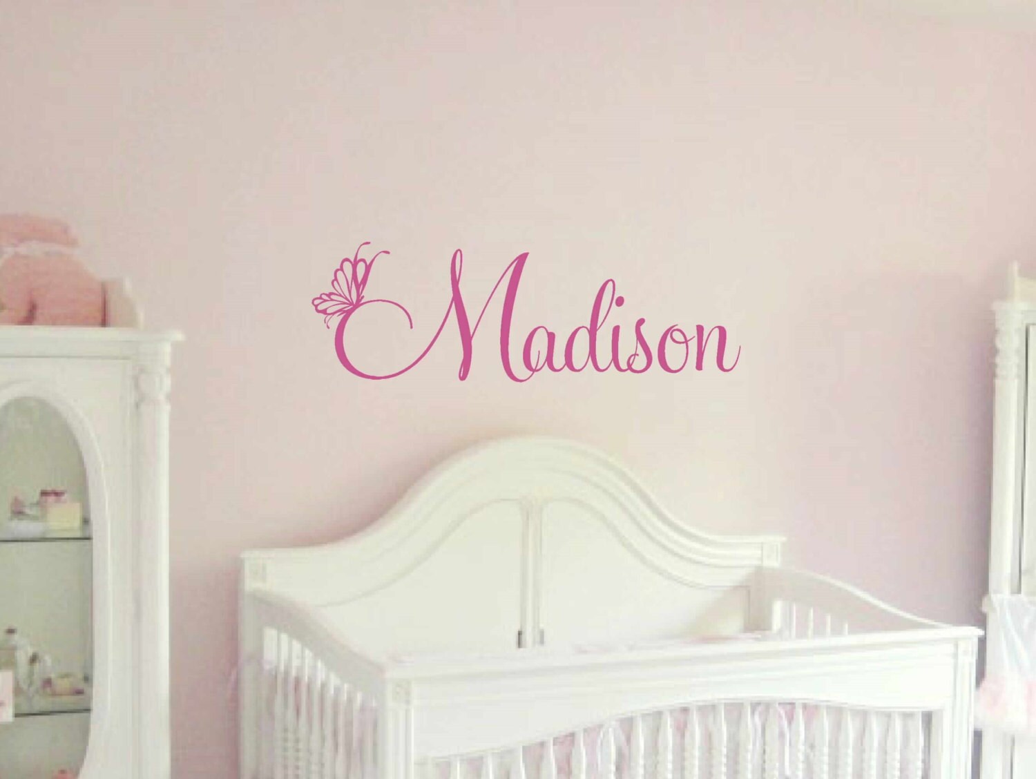 wall art decal Personalized Name Wall Decal Monogram Wall