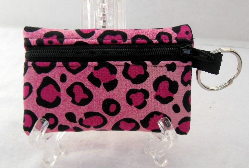 pink cheetah purse