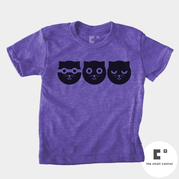 Cat Shirt Boys Boys Clothes Boys Cat TShirt Three
