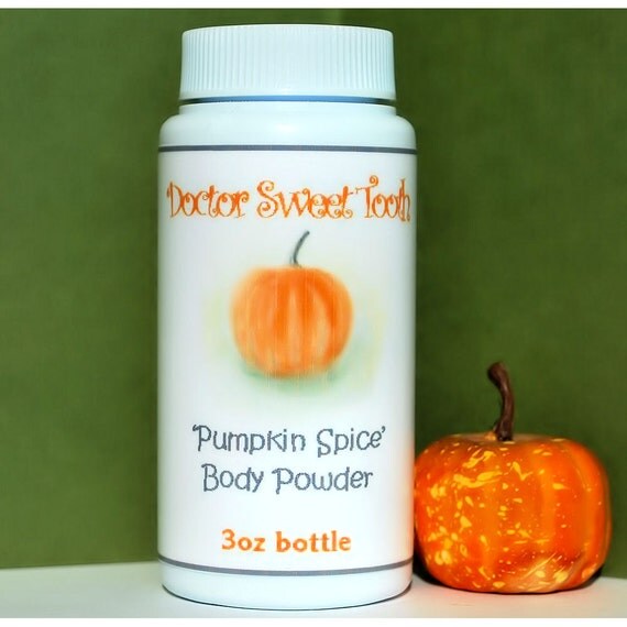 Pumpkin Spice Dusting Powder 3oz Talc Free by doctorsweettooth