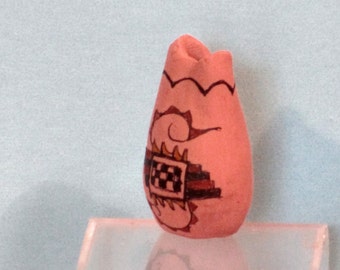 Handmade miniature Southwestern pottery urn #15