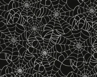 Halloween Spider Web Fabric Silver Shinny Web, By The Yard.