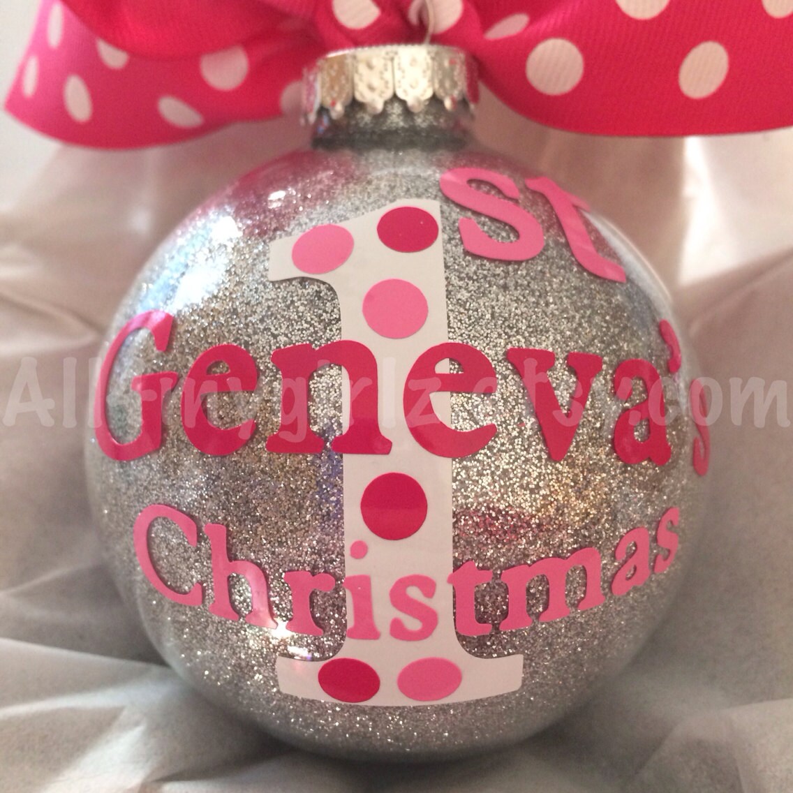 Baby's First Christmas Ornament Ball 