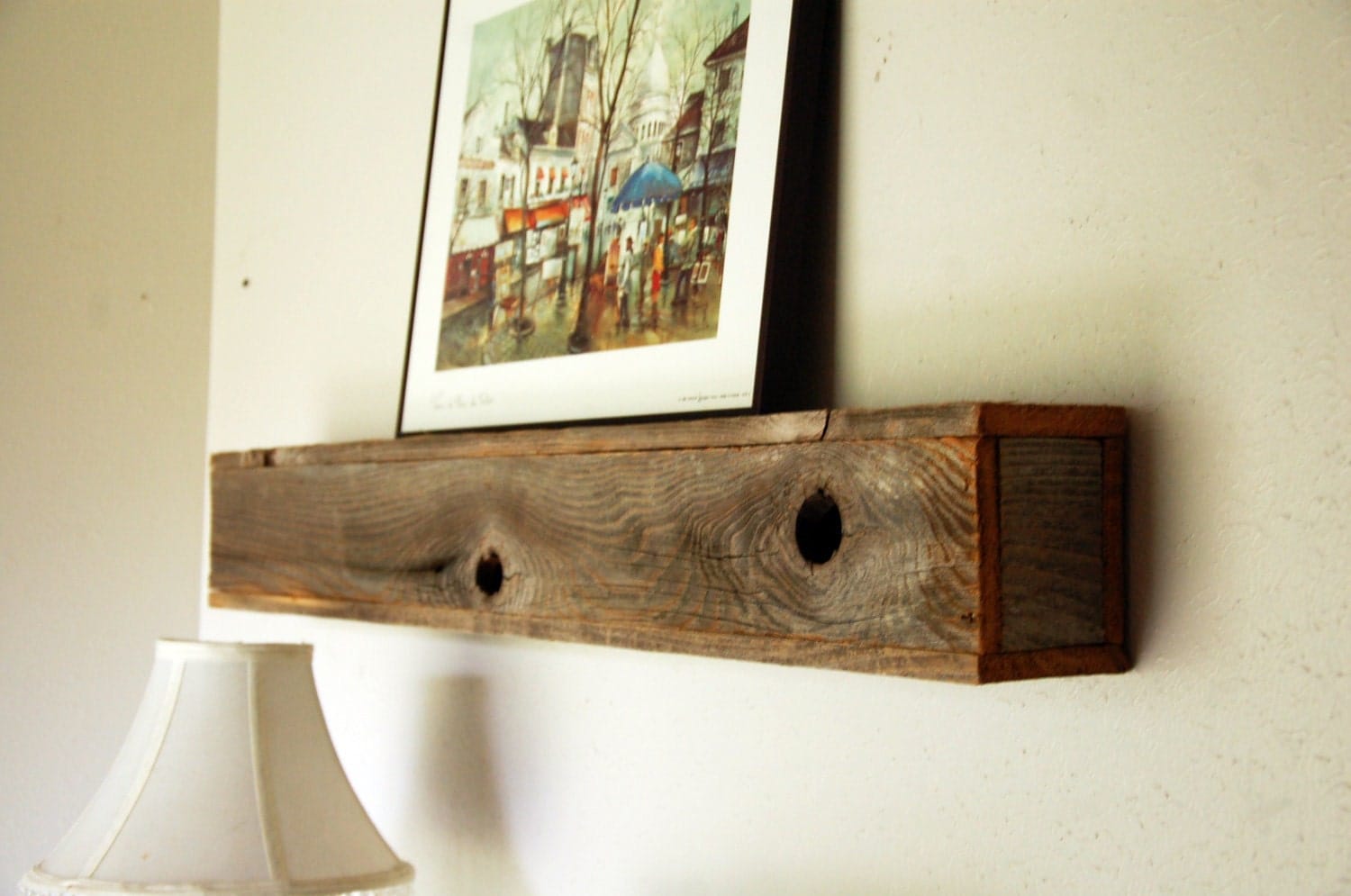 Rustic Floating Shelf Eco Friendly Gift Wall Shelf Box Shelf