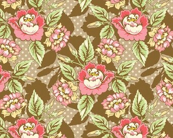 SALE Nantucket Summer Large Brown Floral