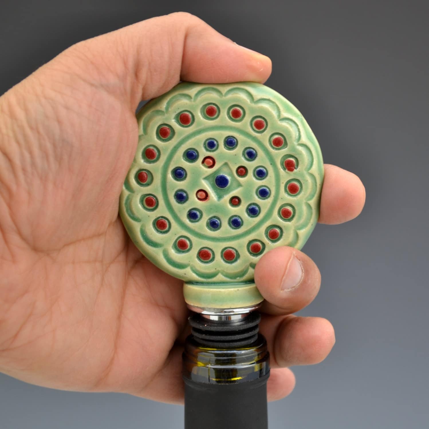 Wine Stopper Handmade Ceramic Bottle stopper