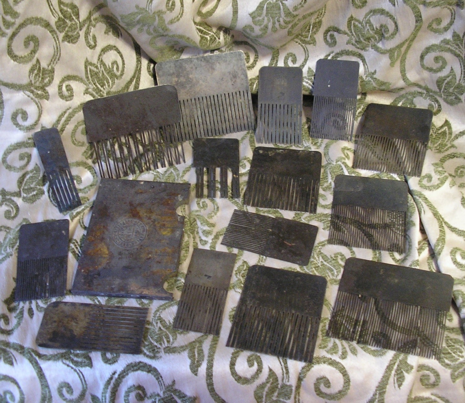 STEEL COMBS Vintage Texturing/Graining Tools for Paint or