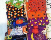 Christmas in July Sale Set of 10 Halloween crayon rolls Each one holds 4 crayons Great school or Hallloween party favors Quantity discounts Il_170x135