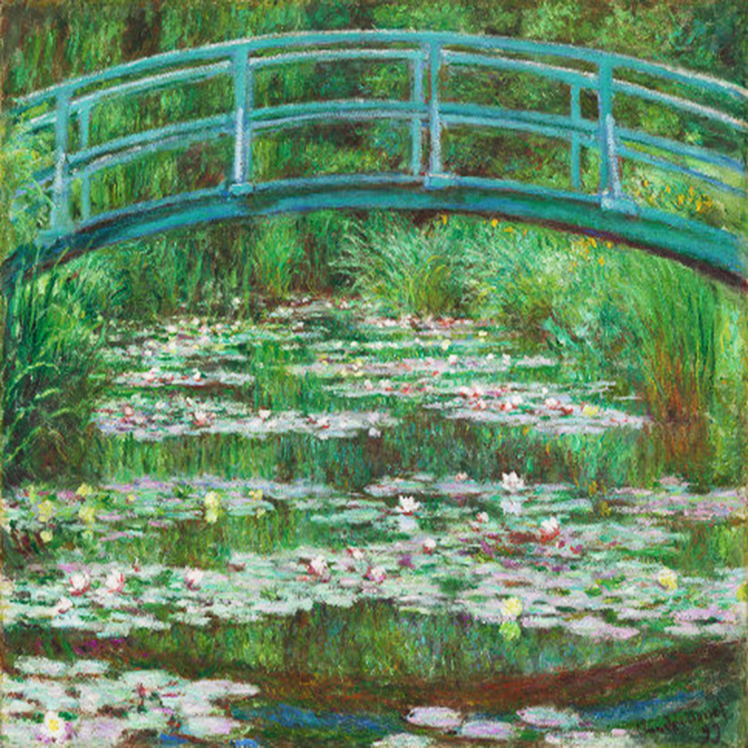 The Japanese Footbridge By Claude Monet On Mono Deluxe