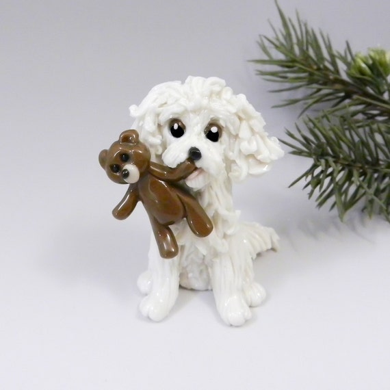 maltipoo christmas ornament figurine white by themagicsleigh maltipoo christmas ornament figurine white by themagicsleigh