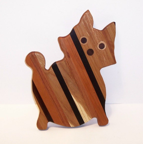  Fat  Cat  Cutting Board  by tomroche on Etsy