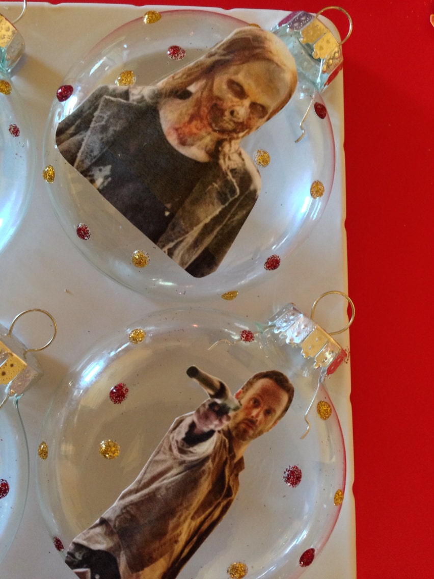 The Walking Dead Christmas Ornaments 