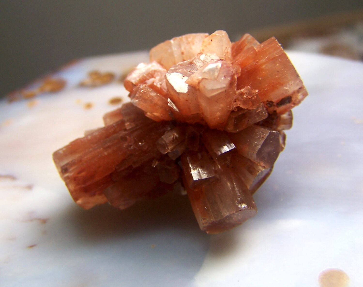Aragonite crystal Aragonite Crystal cluster starburst