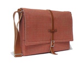 12" MacBook messenger bag - burnt orange
