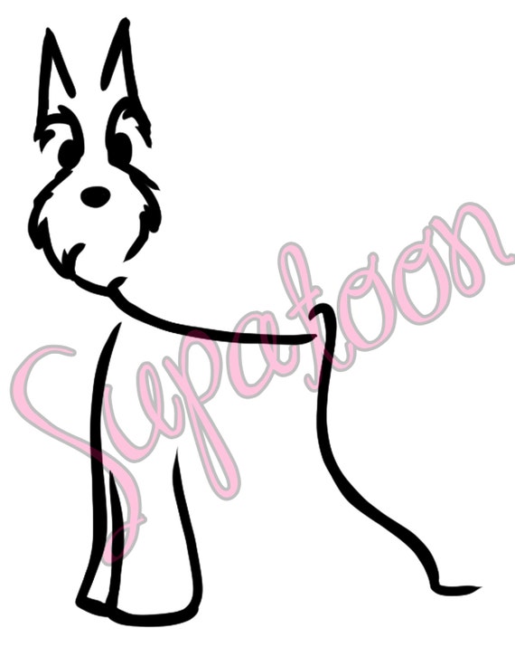items similar to schnauzer decal on etsy items similar to schnauzer decal on etsy