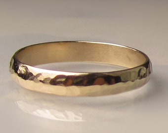 Hammered rose gold wedding band womensd women s