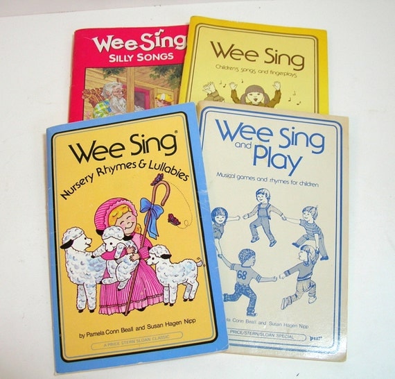 Wee Sing Children's Song Book Collection by BountifulBooks on Etsy