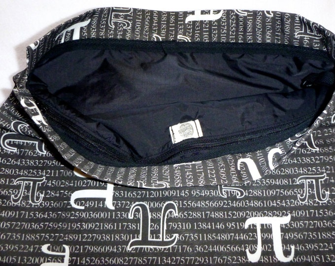 Just a Piece of Pi - 2 in 1 Backpack/tote cotton canvas Custom Print
