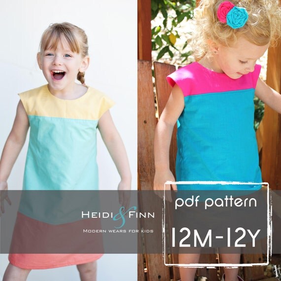 Color block dress pattern - POTM - So Sew Easy Color block dress pattern - POTM - So Sew Easy