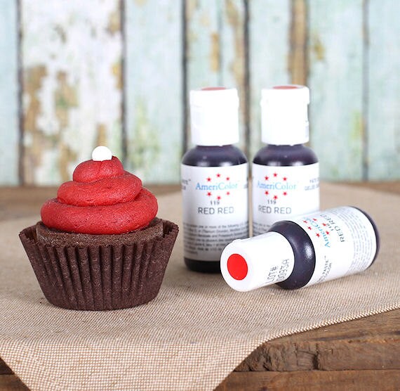 Red Red Americolor Food Gel Dye Red by thebakersconfections