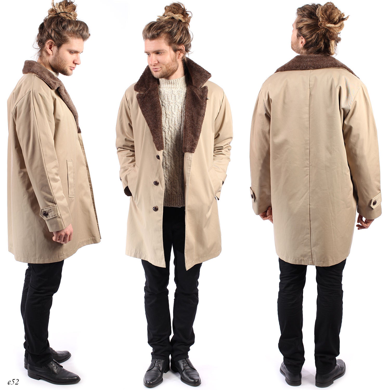 2017 Warm Fur Genuine Leather Men Coats 40 Degree Russia