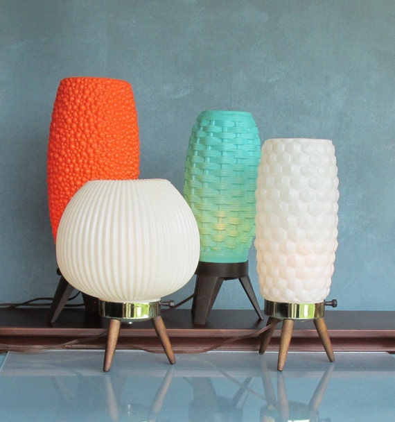 table legs atomic mid vintage decor century beehive modern lamp Atomic