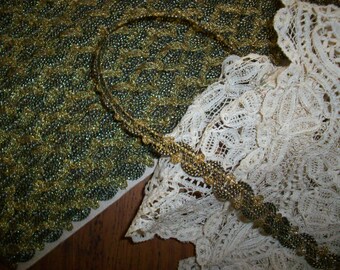 French metal antique gold trim
