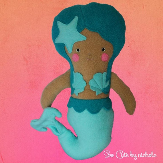 giant stuffed mermaid