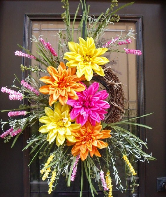 bright summer wreaths colorful spring door wreaths happy go bright summer wreaths colorful spring door wreaths happy go