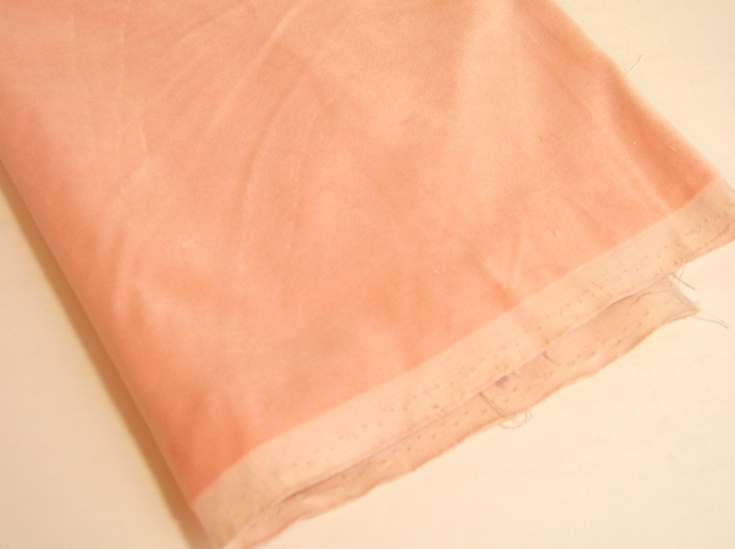 Peach Velvet Fabric