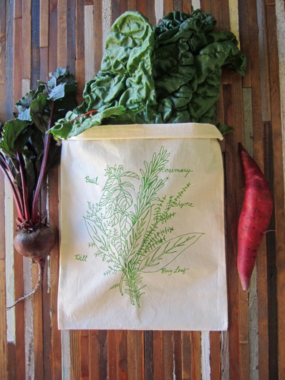 canvas produce bags