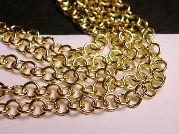 Gold chain lead free nickel free won't tarnish 1 meter