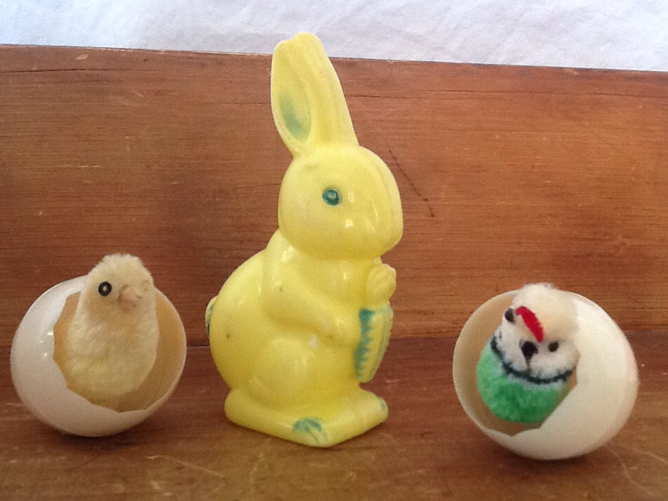 Vintage Plastic Easter Decor