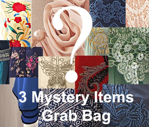 MYSTERY GRAB BAG Sale 3 Mystery Items of your size Great as