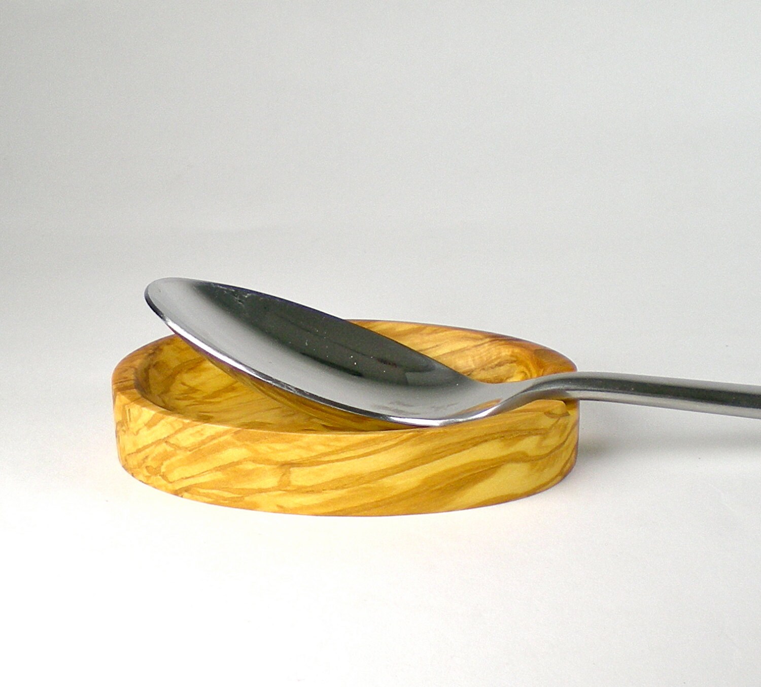 Spoon Rest Italian Olive Wood Rustic by GoodVillageWoodcraft