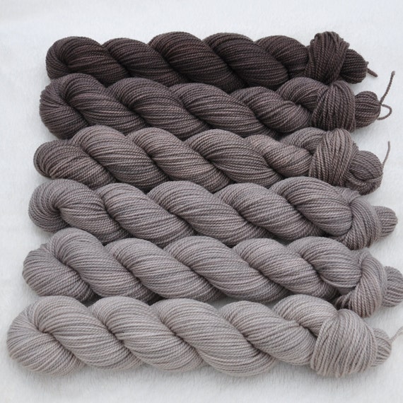 Items similar to Mushroom Gradated Yarn Set on Etsy