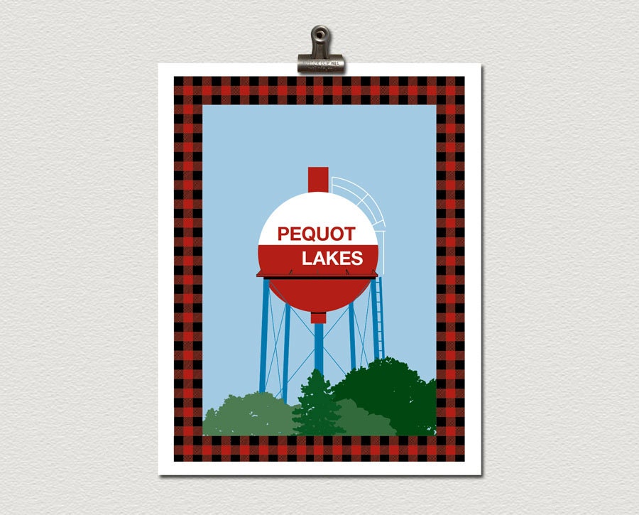 Fish Bobber Water Tower Pequot Lakes Minnesota Roadside