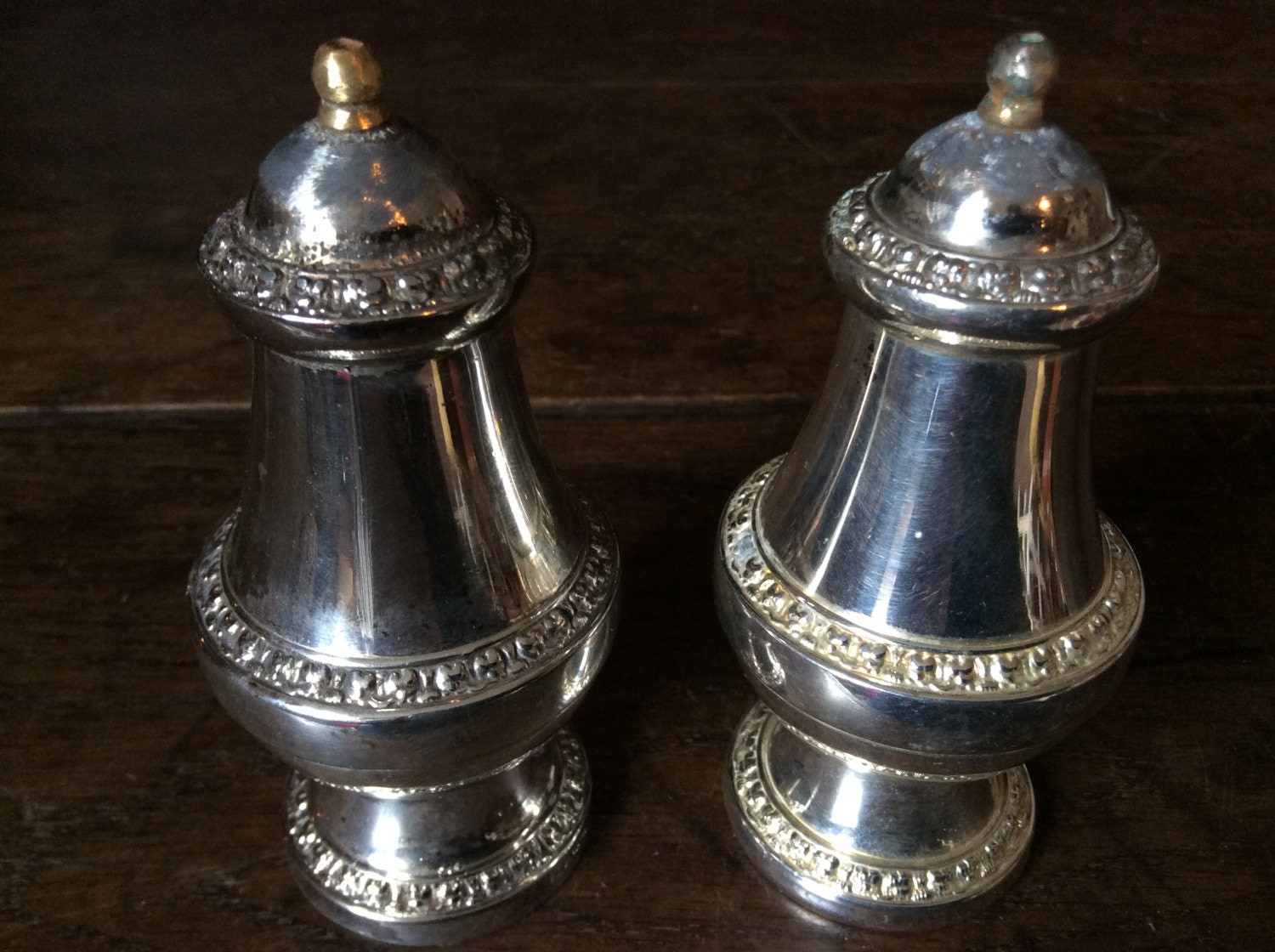 Vintage English salt and pepper shakers circa 1940's