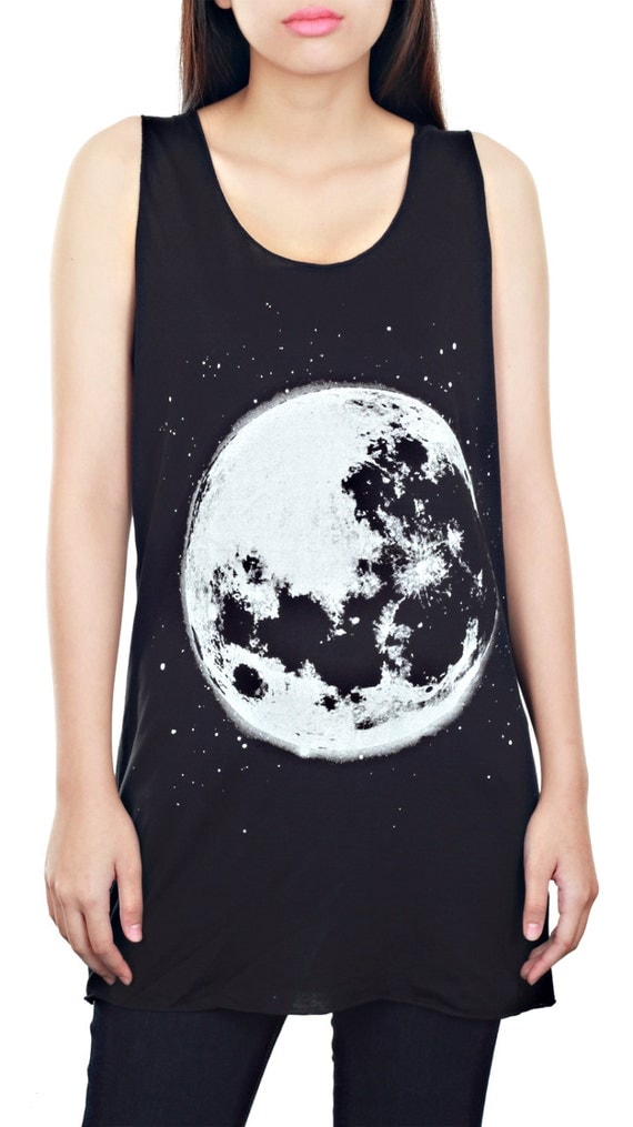 Full Moon  Shirt Full Moon  Tank  Top  Full Moon  Galaxy by 