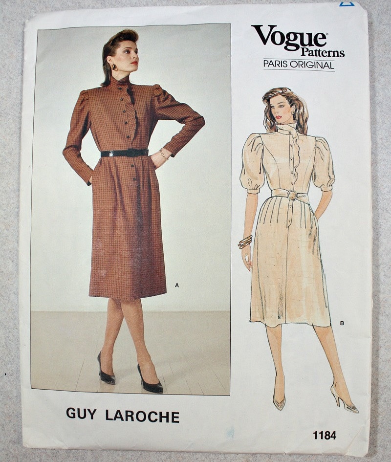 Vintage VOGUE Paris Original Guy Laroche Sewing by estatesalegems