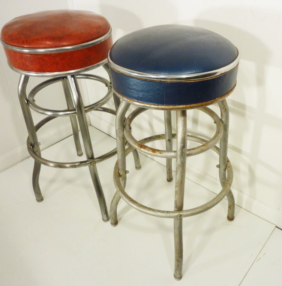 retro 50s vintage Cosco bar stool two available