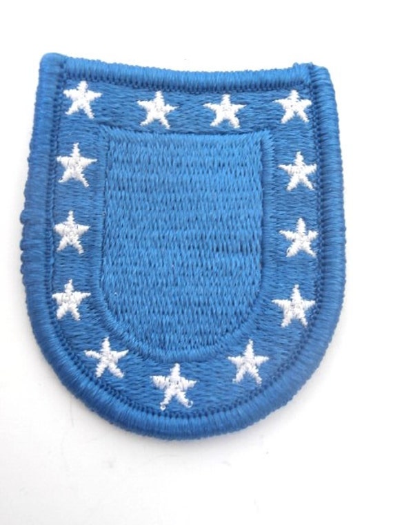 US American Army Beret Flash Blue Shield with 13 Stars Sew on