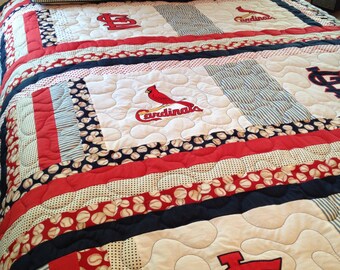 St. Louis Cardinals baby quilt