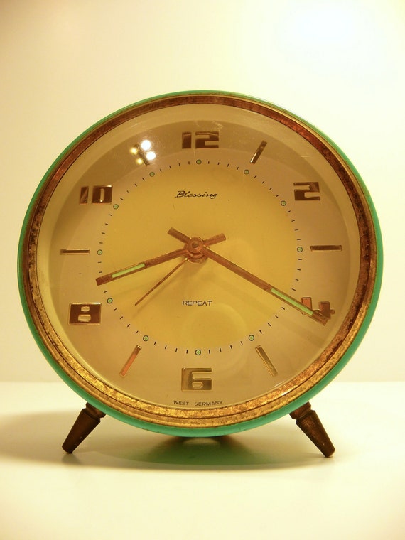 Items similar to Vintage West Germany Blessing Alarm Clock on Etsy
