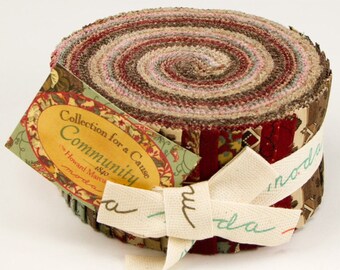 Collection for a cause 1840 Community jelly roll by Howard Marcus for Moda fabric