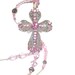 CROSS Pink OOAK Spring Silver 'n Pink Swavroski Crystal
