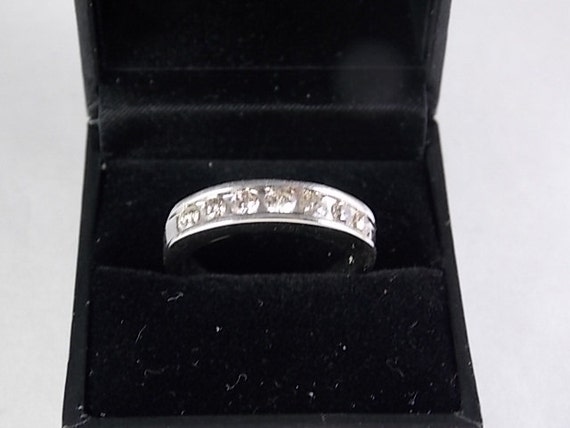 Diamond Wedding Band Ring 1 Carat Total White Gold 10K 7.4gm