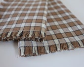 Plaid Linen Napkin - Set of 2 - 20" Square