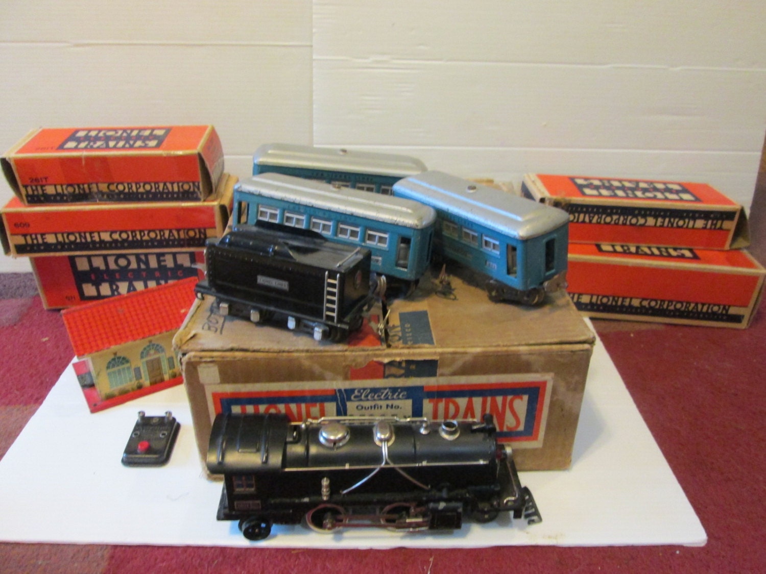 Vintage Lionel Train Set Pre War 1930's 262E O Gauge Full