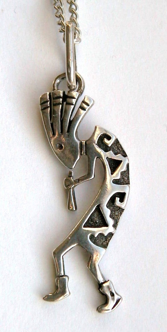 Vintage Native American Sterling Silver Southwestern Kokopelli